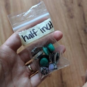 FINAL MARKDOWN Lot of 3: half inch plugs/gauges